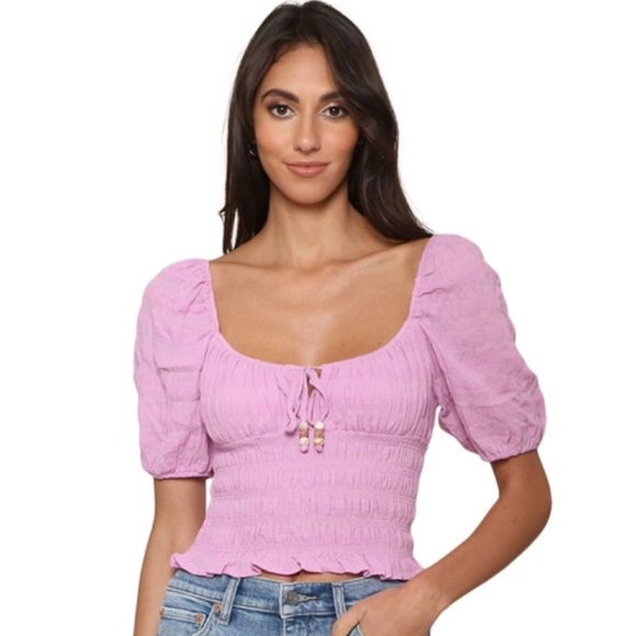 Tops - Heartloom Purple Ondine Top